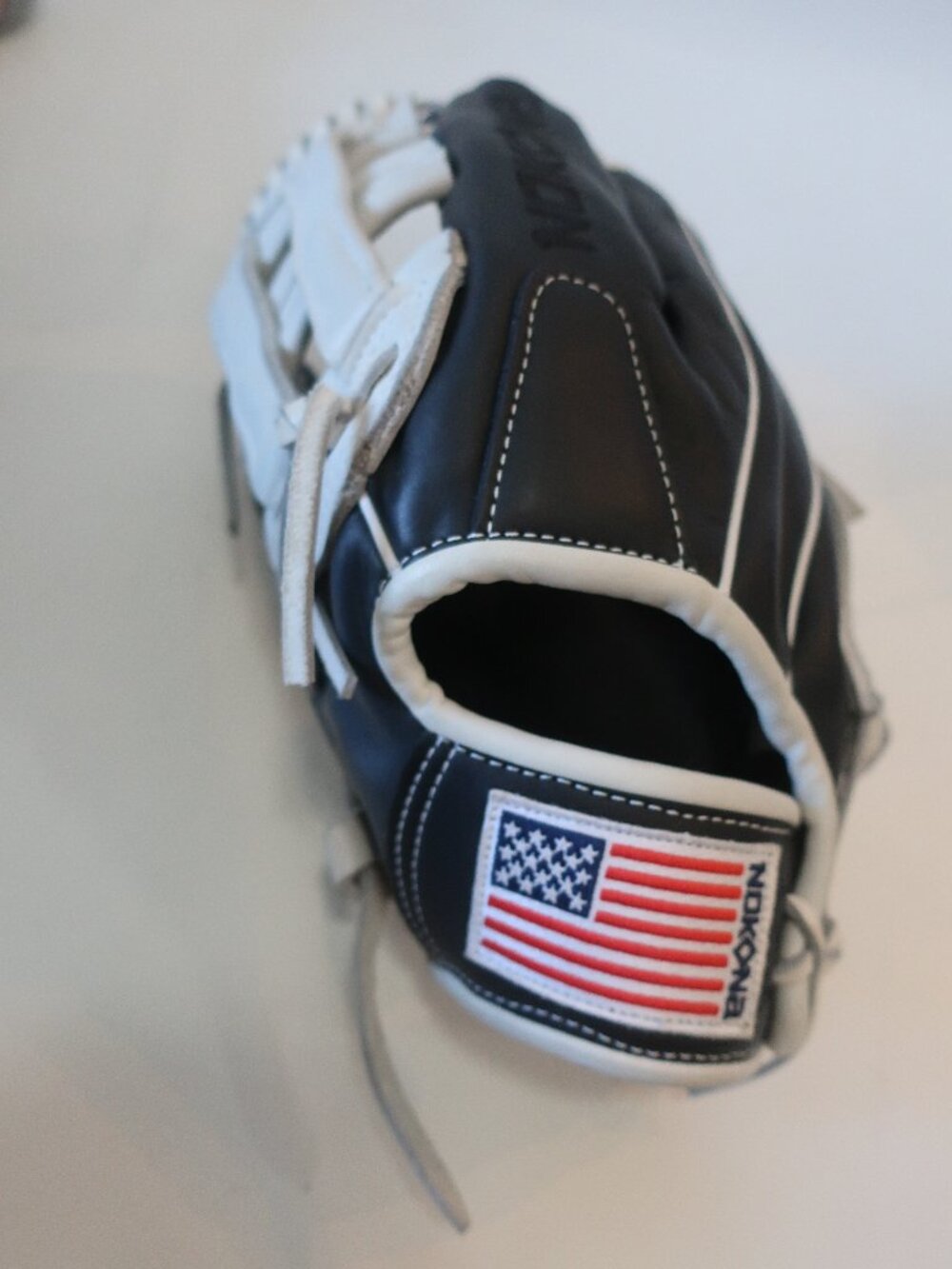 Nokona Black White Custom 1200 Leather Fly the Flag Supersoft Baseball Glove 12